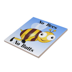 Azulejo Sin abejas sin nalgas, mosaico cerámico