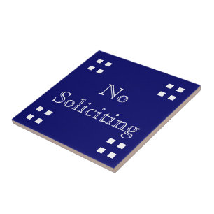 Azulejo Sin solicitud - El artesano blanco en azul