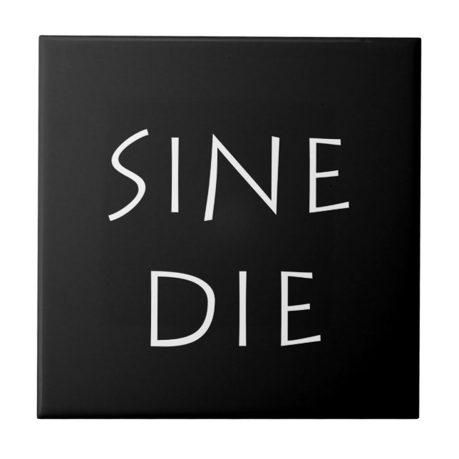 Azulejo Sine die (Frente)