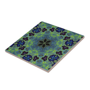 Azulejo Sinfonía Fractal Radiante 
