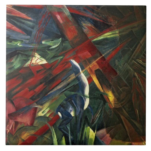 Azulejo Sino de los animales, 1913 (Frente)