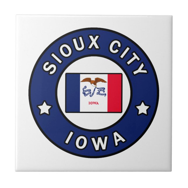Azulejo Sioux City Iowa (Frente)