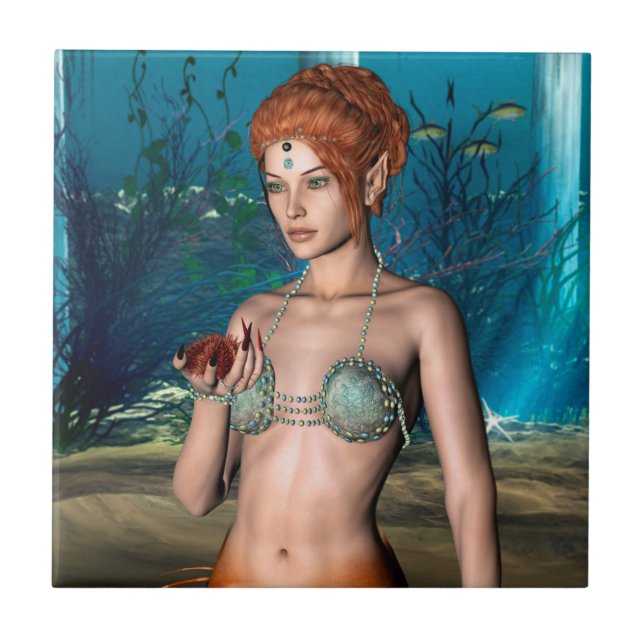 Azulejo Sirena (Frente)