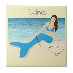 Azulejo Sirena de playa Valentine Thunder_Cove