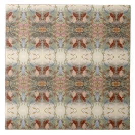 Azulejo Sirena reflejada del espejo grande