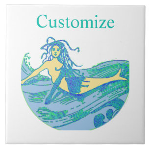 Azulejo Sirena Vintage Waveriding Thunder_Cove