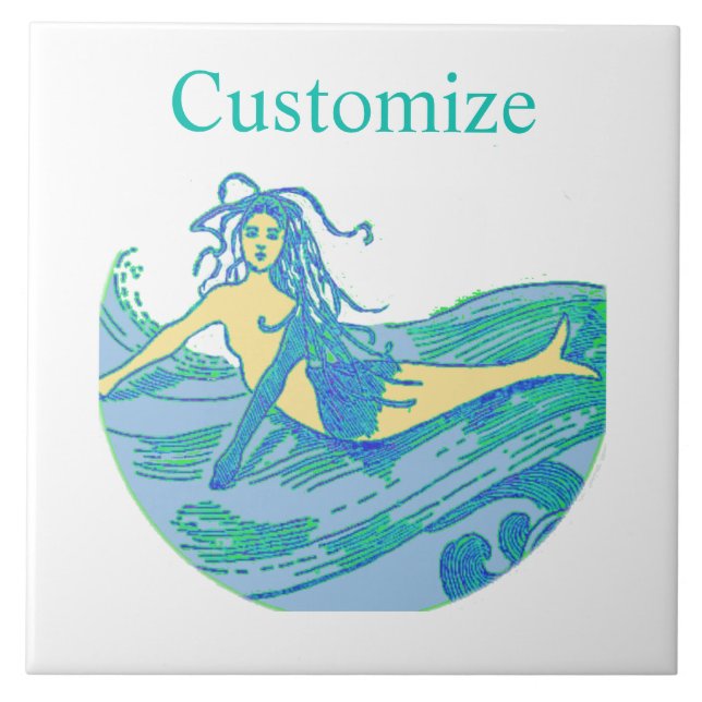 Azulejo Sirena Vintage Waveriding Thunder_Cove (Frente)