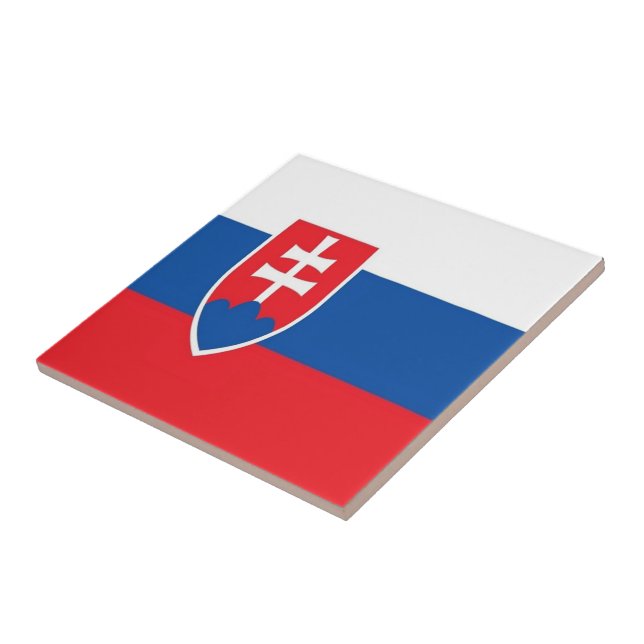 AZULEJO SK001 SLOVAK FLAG SLOVAKIA, (Lado)