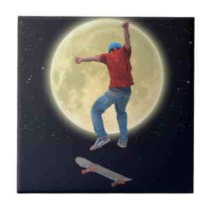 Azulejo Skateboarder consigue algo de Air Action Street Ku