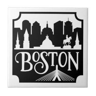 Azulejo Skyline de Boston