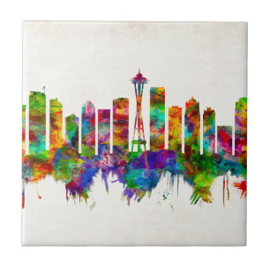 Azulejo Skyline Seattle Washington