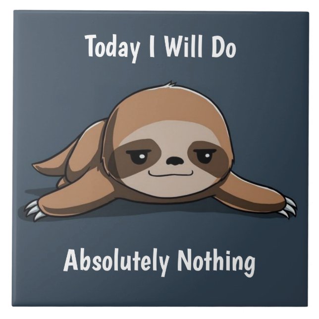 Azulejo Sloth animado (Frente)