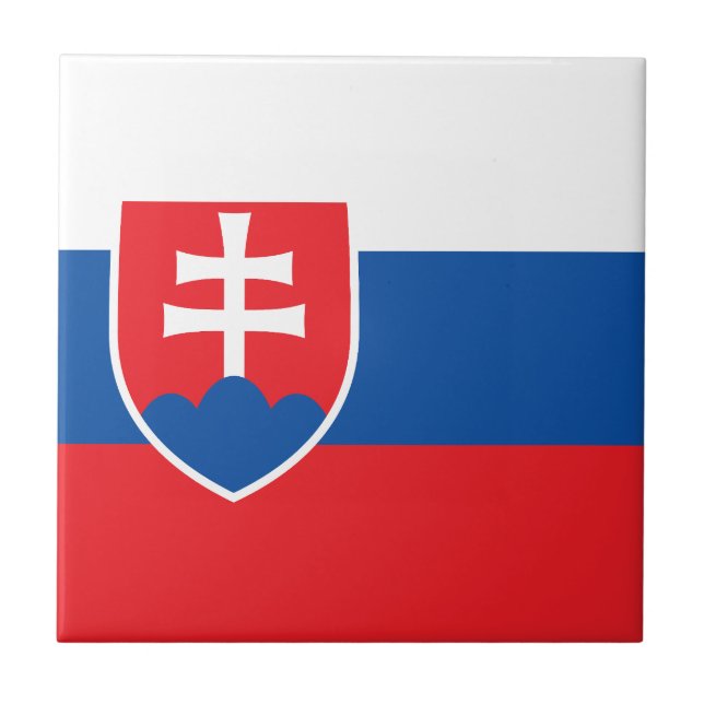 Azulejo Slovakia Flag (Frente)