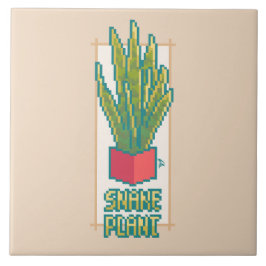 Azulejo Snakeplant, Pixelart 