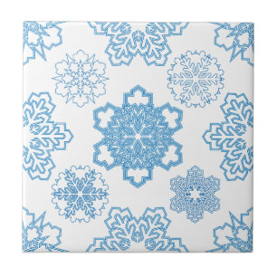 Azulejo Snowflake