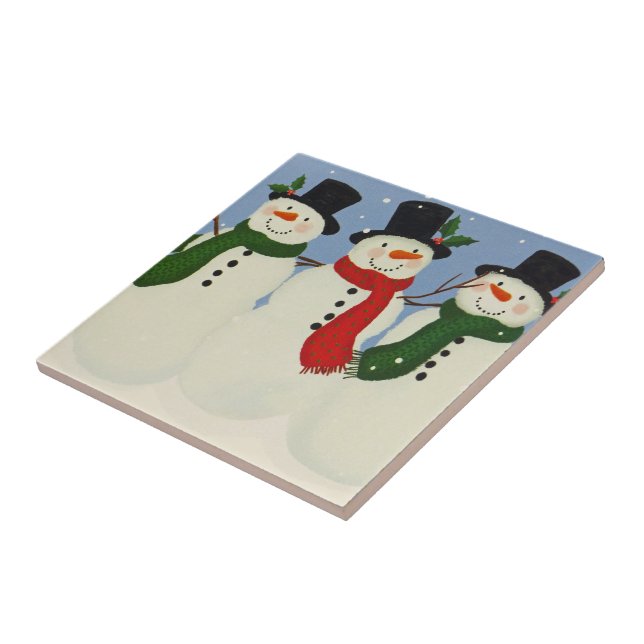 Azulejo Snowman (Lado)