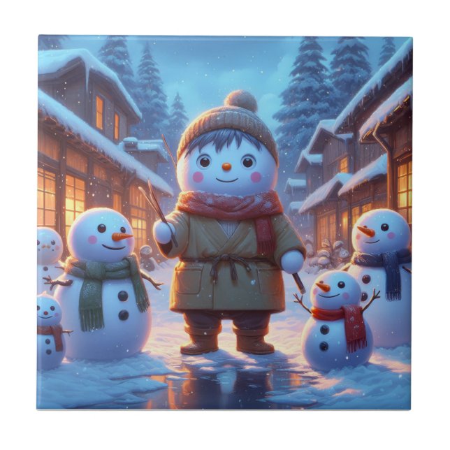 Azulejo Snowmen (Frente)