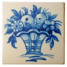 Software Repro Bouquet Flowers Vase Blue Delft