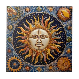 Azulejo Sol cósmico