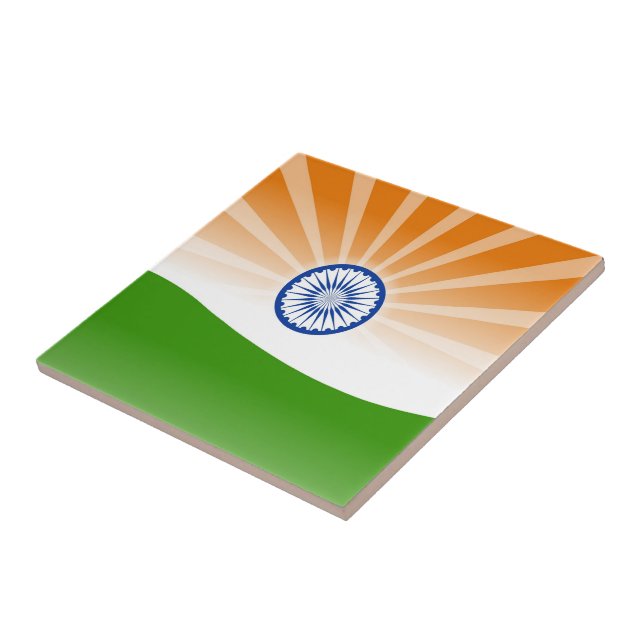 Azulejo Sol "indio" (Lado)