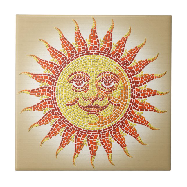 Azulejo Sol Mosaico (Frente)