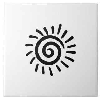 Azulejo Sol tribal