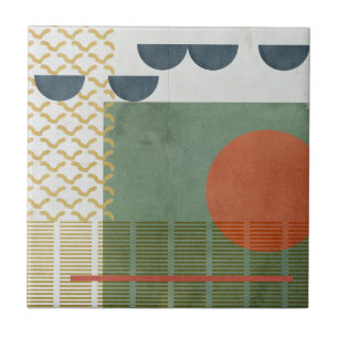 Azulejo Soleil Rouge III