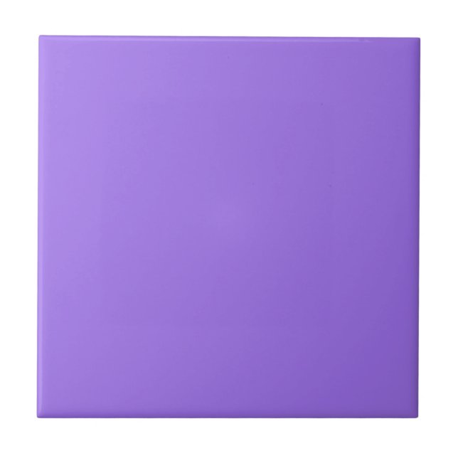 Azulejo Solid Bright Lavender Purple Tile (Frente)