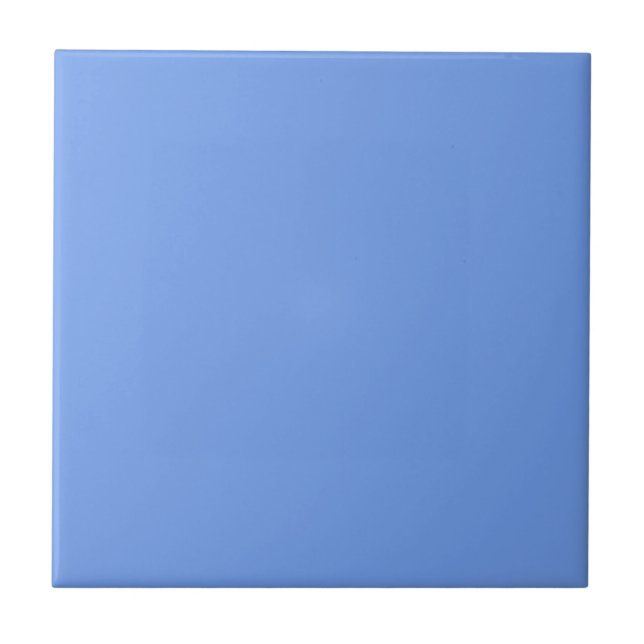 Azulejo Solid Bright Sky Blue Tile (Frente)