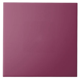 Azulejo Solid Burgundy Wine - Deep Plum Red Decorative