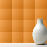 Azulejo Solid carrot orange<br><div class="desc">Trendy simple design in carrot orange solid color.</div>