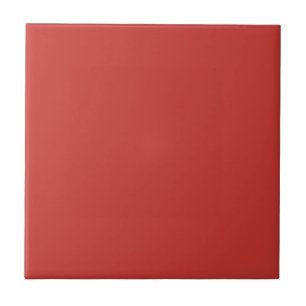 Azulejo Solid Crimson Red Color   #C83730