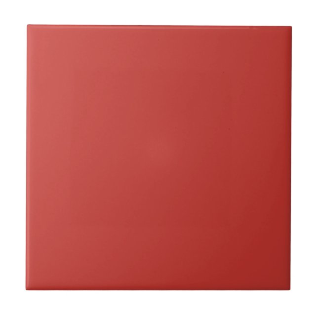 Azulejo Solid Crimson Red Color | #C83730 (Frente)