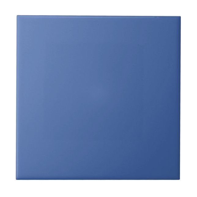 Azulejo Solid Dusty Cornflower Blue Minimalist (Frente)