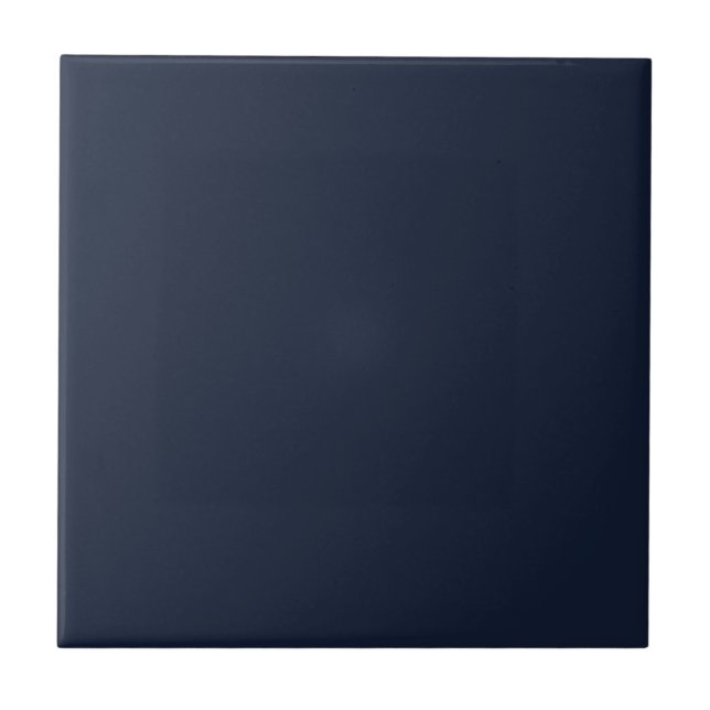 Azulejo Solid Midnight Blue | #121d34 (Frente)