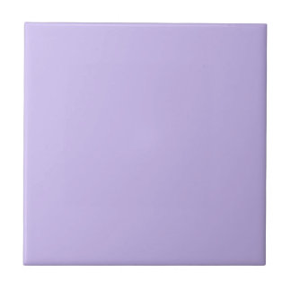 Azulejo Solid Pastel Lilac Purple Tile