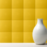 Azulejo Sólido amarillo dorado soleado<br><div class="desc">Diseño amarillo dorado y sólido.</div>