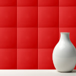 Azulejo Sólido color claro brillante Rojo lúgubre<br><div class="desc">Color sólido liso y brillante diseño rojo lúcido.</div>
