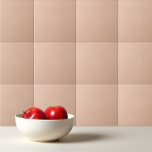 Azulejo Sólido color liso Beige de Cachemira<br><div class="desc">Diseño de color liso Cashmere beige.</div>