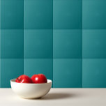 Azulejo Sólido color llano Agua profunda verde azulada<br><div class="desc">Sólido color liso Diseño verde azulado de Deep Aqua.</div>