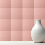 Azulejo Sólido salmón claro rojo pálido<br><div class="desc">Diseño rojo pálido salmón claro sólido.</div>