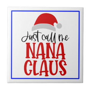 Azulejo Sólo Llámame Nana Claus-56768
