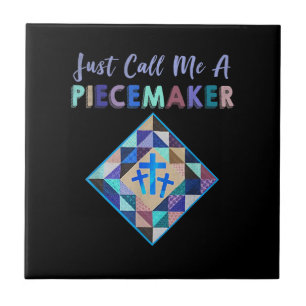 Azulejo Sólo Llámame Un Tejido Fárbico De Color De Piecema