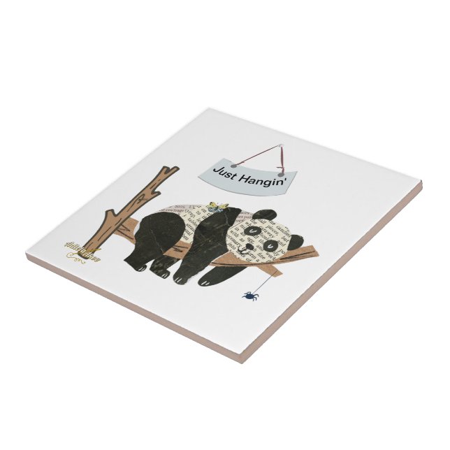 Azulejo Solo mosaico de cerámica de Hangin - Adiela Akoo (Lado)