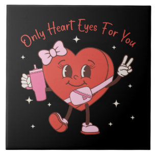 Azulejo Sólo ojos de corazón para ti