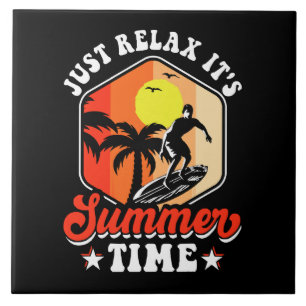Azulejo Solo Relájate Es Verano