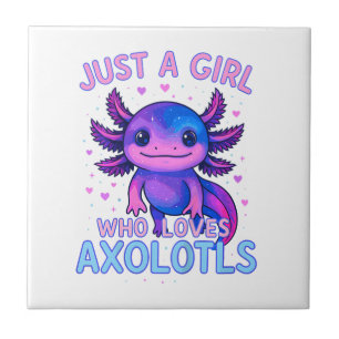 Azulejo Solo Un Quien Ama Axolotls