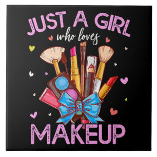 Azulejo Solo Una Chica Que Ama El Maquillaje