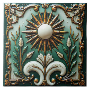 Azulejo Solsticio verdante