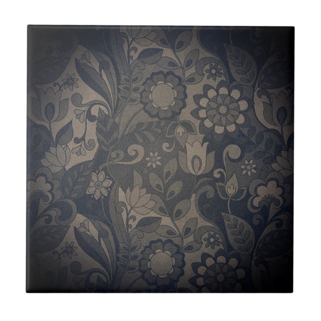 Azulejo Sombra Smokey Carol Gray Tan Oscuro | Til cerámico (Frente)